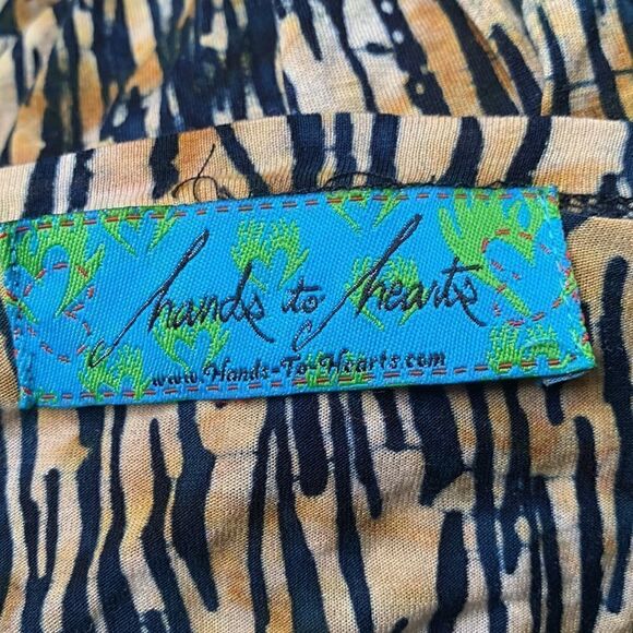 HANDS TO HEARTS dress tunic top small medium - Picture 5 of 6